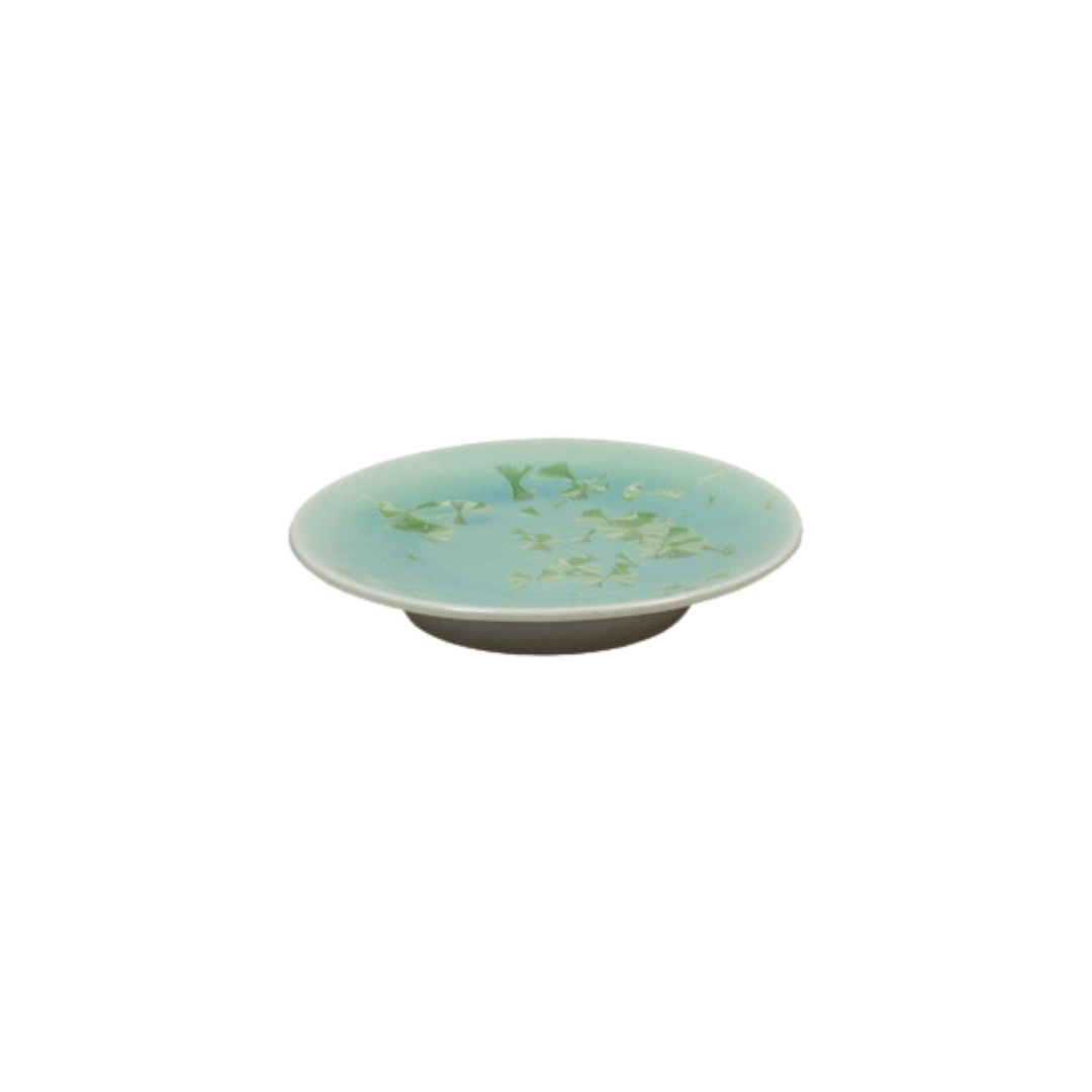Petite assiette Crystal verte 14 cm