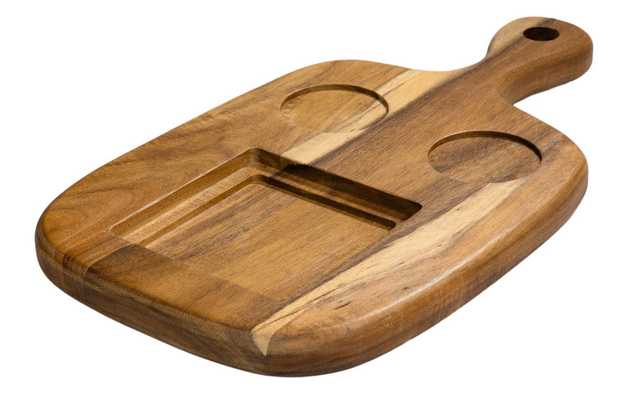 Planche avec poignee et 2 inlays carre