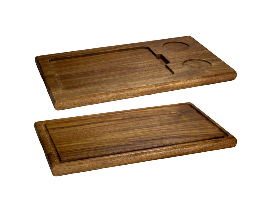 Planche avec 2 inlays rectangulaire