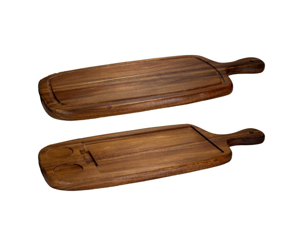 Planche avec 2 inlays et poignee