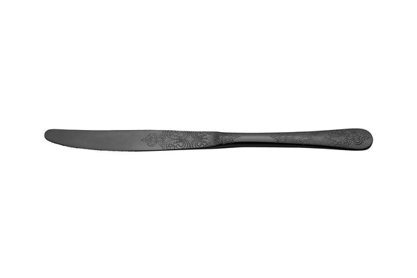 Antique Gun Metal Noir couteau de table 23,7cm