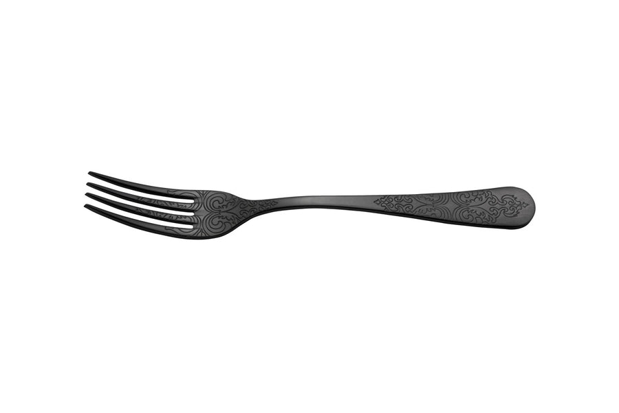 Antique Gun Metal Noir fourchette de table 20,3cm