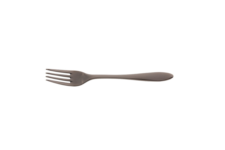 Gioia PVD Gun Metal 18/10 fourchette de table 20 cm