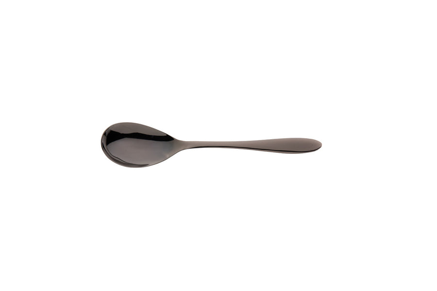 Gioia PVD Gun Metal 18/10 cuillere a dessert 18 cm