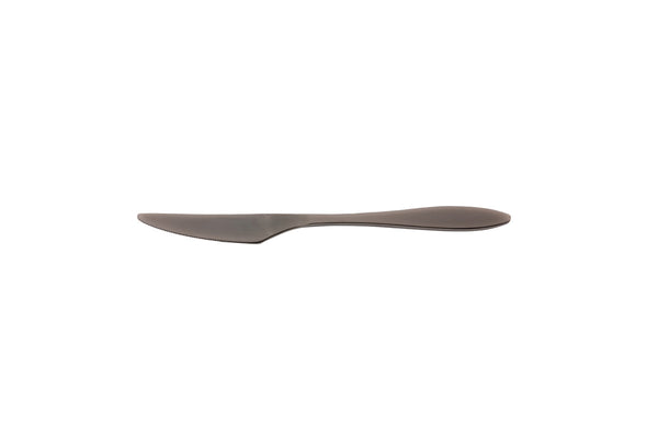Gioia PVD Gun Metal 18/10 couteau a dessert 19,8 cm