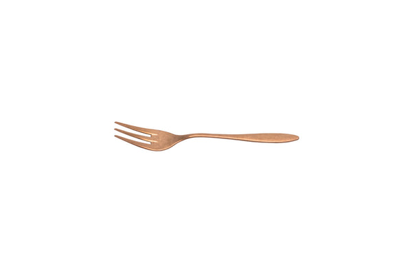 Gioia PVD stonewash Mat Bronze 18/10 gateau fourchette145