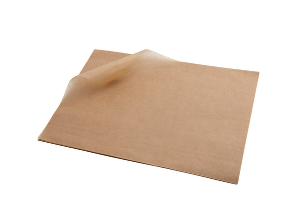 Greaseproof papier "Marron" 25x20cm 500-pack