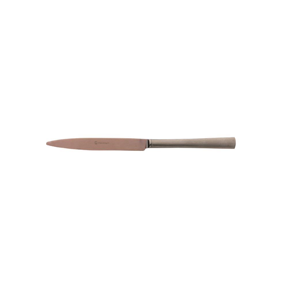Couteau de table SR 18/10 mat choco/anthracite 24,1 cm