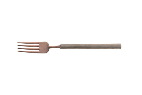 Fourchette de table SR 18/10 mat choco/anthracite 20,4 cm