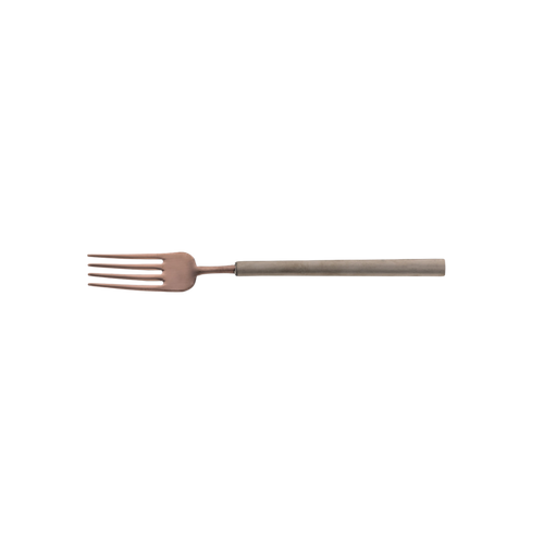 Fourchette de table SR 18/10 mat choco/anthracite 20,4 cm
