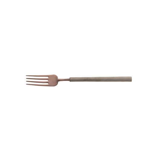 Fourchette de table SR 18/10 mat choco/anthracite 20,4 cm