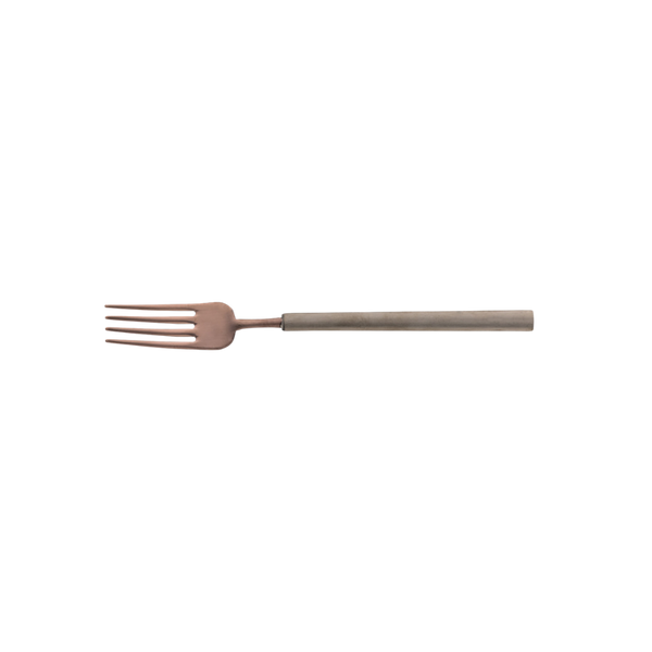 Fourchette de table SR 18/10 mat choco/anthracite 20,4 cm