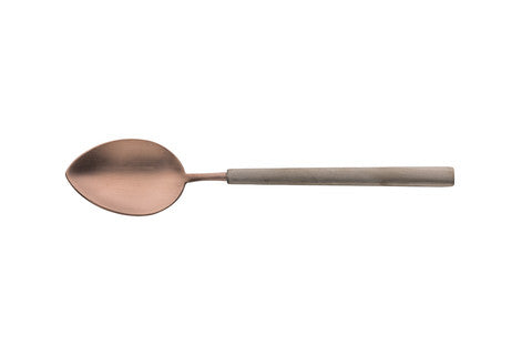 Cuillère de table SR 18/10 mat choco/anthracite 20,4 cm
