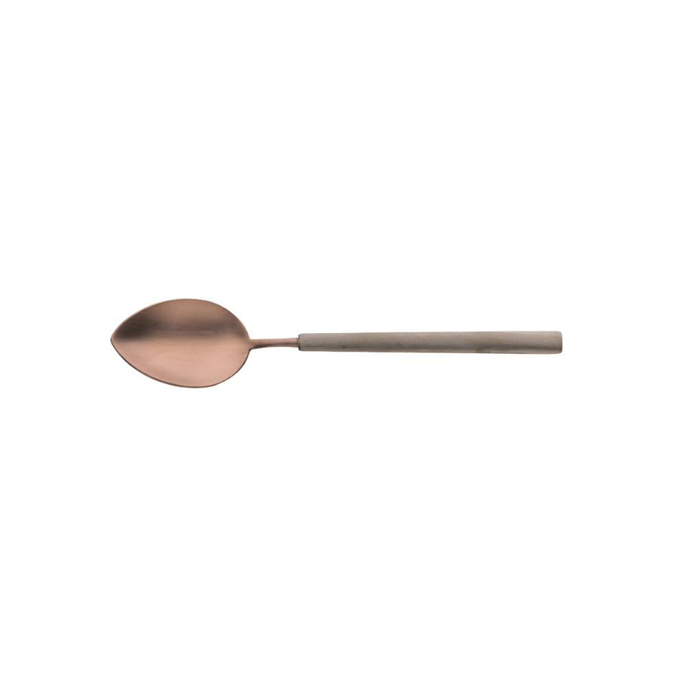 Cuillère de table SR 18/10 mat choco/anthracite 20,4 cm