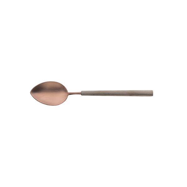 Cuillère de table SR 18/10 mat choco/anthracite 20,4 cm