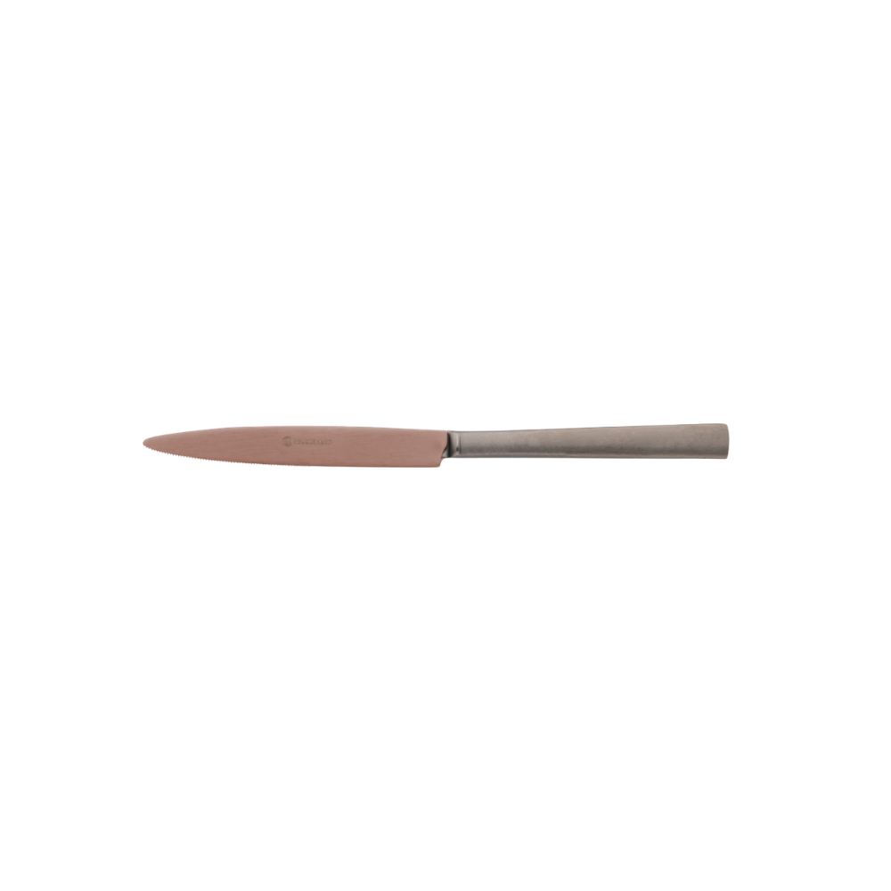 Couteau à dessert 18/10 mat choco/anthracite 20,5 cm