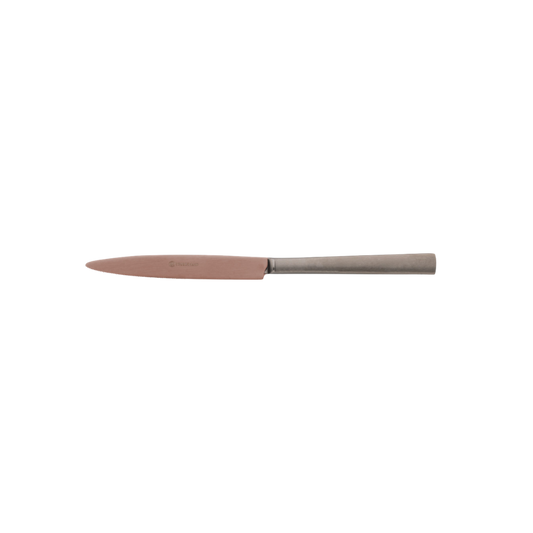 Couteau à dessert 18/10 mat choco/anthracite 20,5 cm