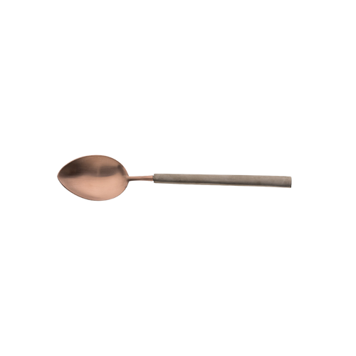 Cuillère à dessert 18/10 mat choco/anthracite 17,4 cm