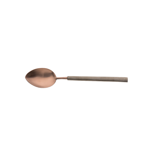 Cuillère à dessert 18/10 mat choco/anthracite 17,4 cm