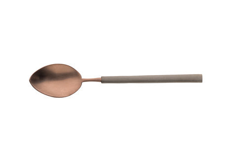 Petite cuillère 18/10 mat choco/anthracite 13,8 cm