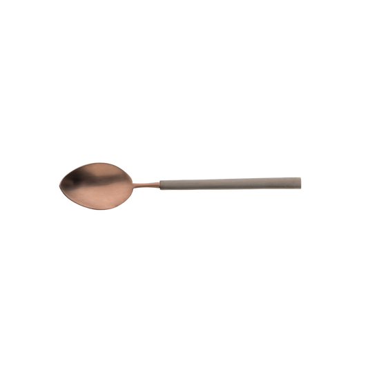 Petite cuillère 18/10 mat choco/anthracite 13,8 cm