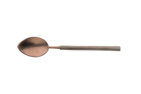 Cuillère à café 18/10 mat choco/anthracite 10,3 cm