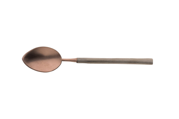 cuillere a cafe 18/10 mat chocolat/anthracite 10,3 cm