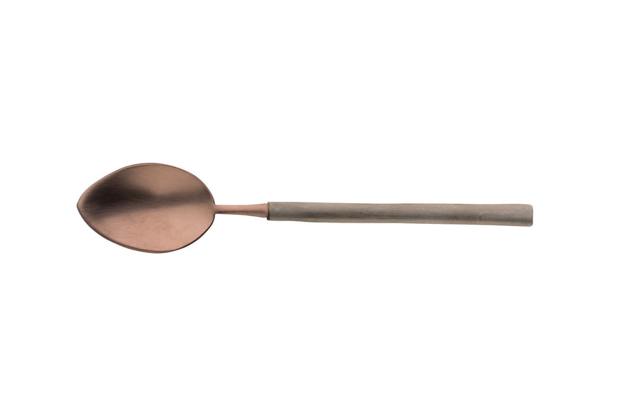 cuillere a cafe 18/10 mat chocolat/anthracite 10,3 cm