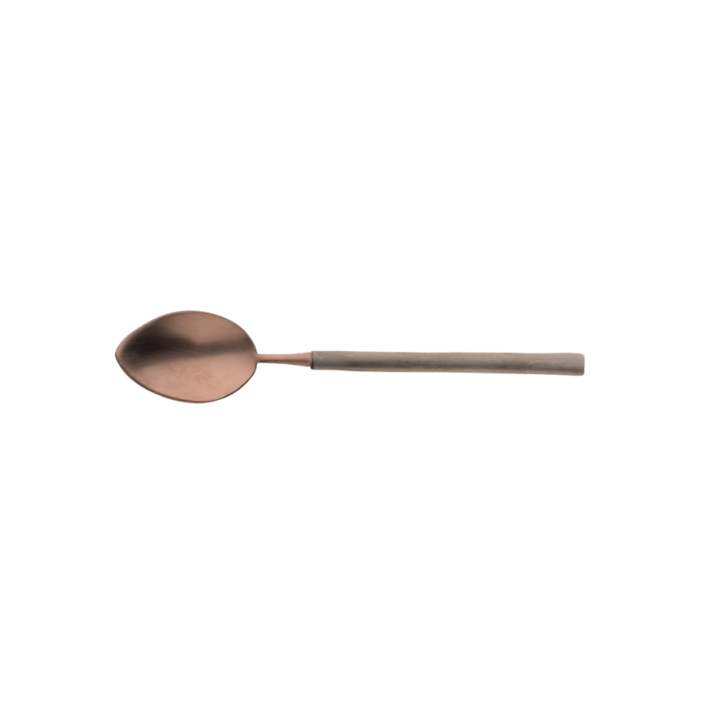 Cuillère à café 18/10 mat choco/anthracite 10,3 cm
