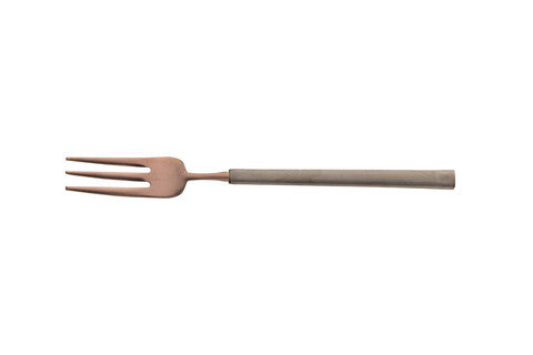 Fourchette à gâteau 18/10 mat choco/anthracite 13,8 cm