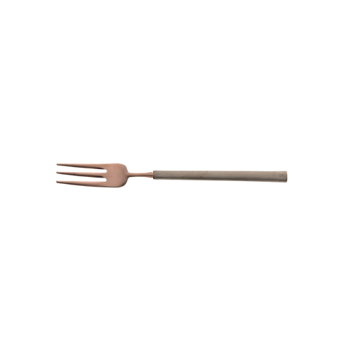 Fourchette à gâteau 18/10 mat choco/anthracite 13,8 cm