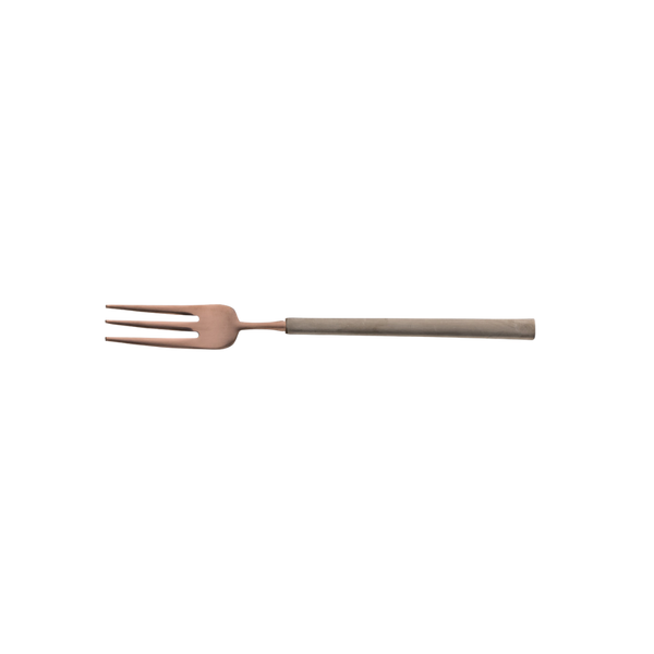 Fourchette à gâteau 18/10 mat choco/anthracite 13,8 cm