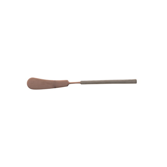 Couteau à beurre 18/10 mat choco/anthracite 15,6cm