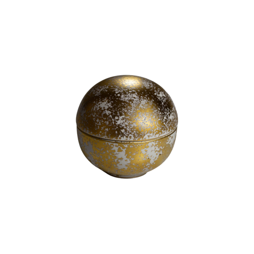 Bol boule avec couvercle Gold Luster 12 cm