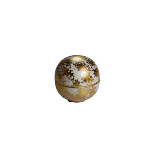Bol boule avec couvercle Gold Luster 7 cm