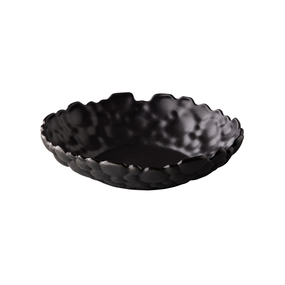 Bol coupe Bubble noir 24,5 x 5,5 cm
