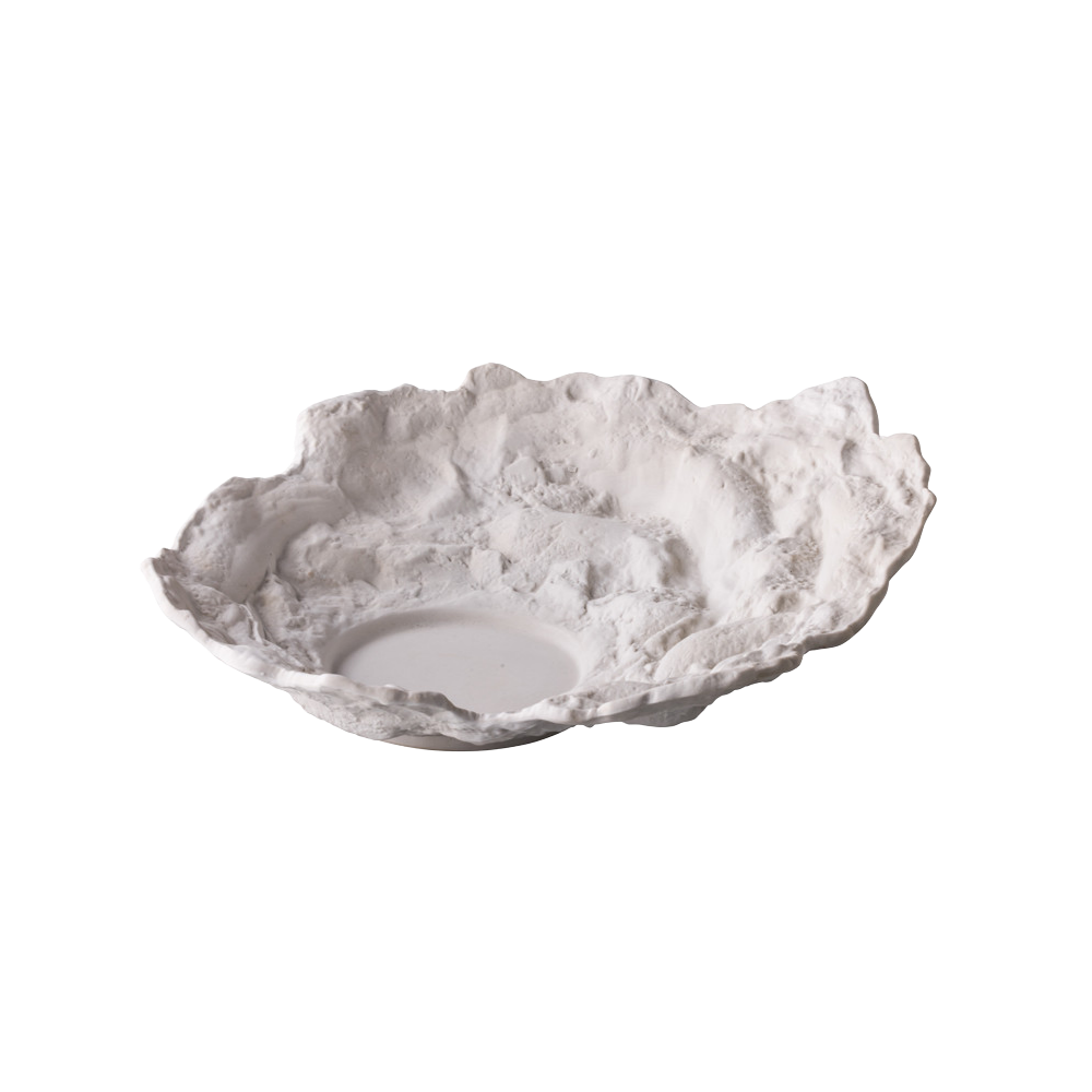 Assiette Everest blanche 28 x 6,7 cm