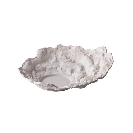 Assiette Everest blanche 28 x 6,7 cm