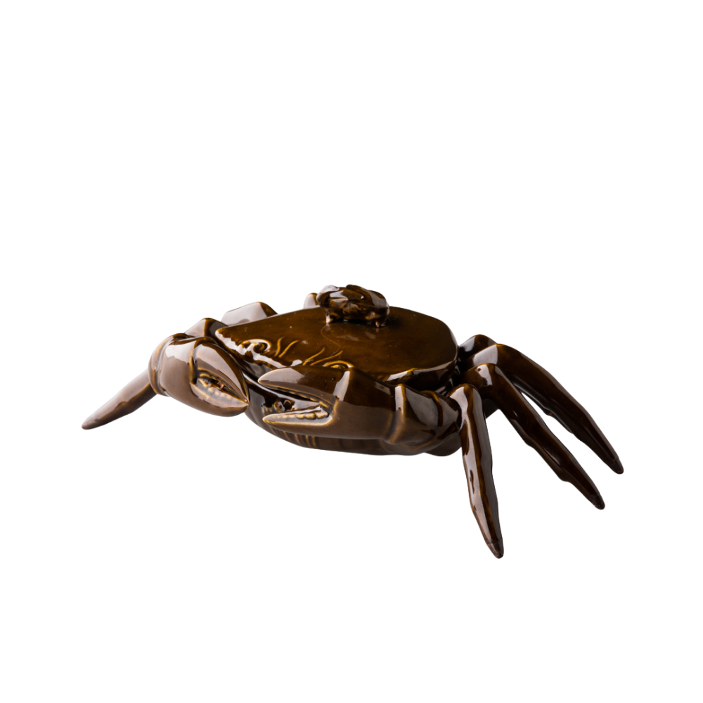 Crabe avec couvercle 26 x 17 cm
