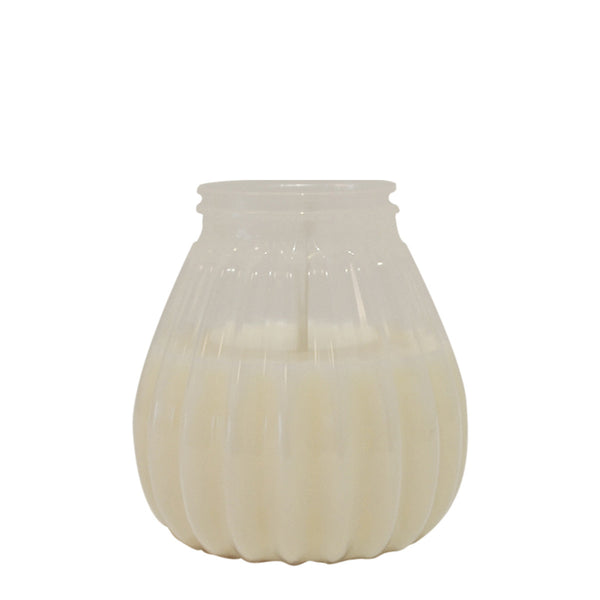 65-hours terrace bougie plastic blanc