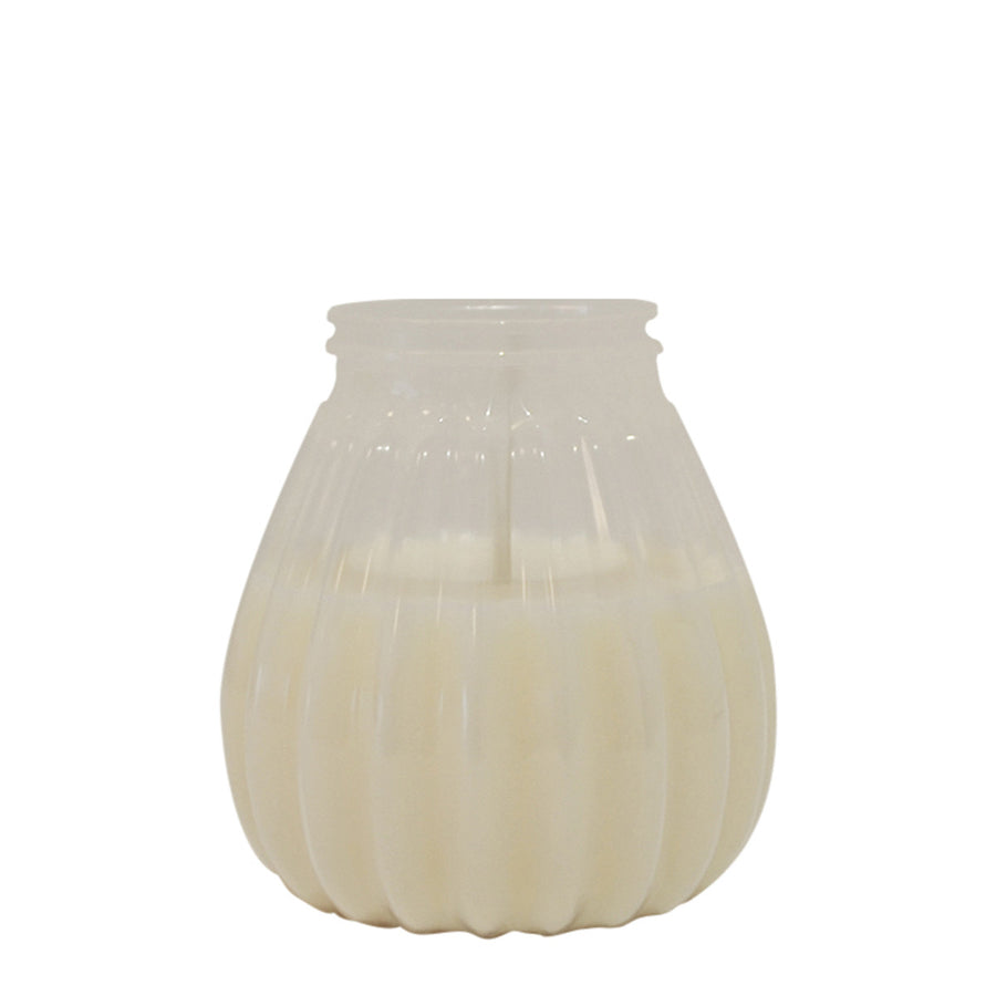 65-hours terrace bougie plastic blanc