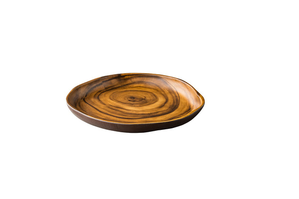 Assiette ronde en bois African