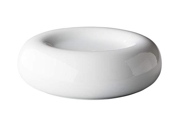 Q Basique Blanc 'Donut' assiette Ø22cm x 7,1cm