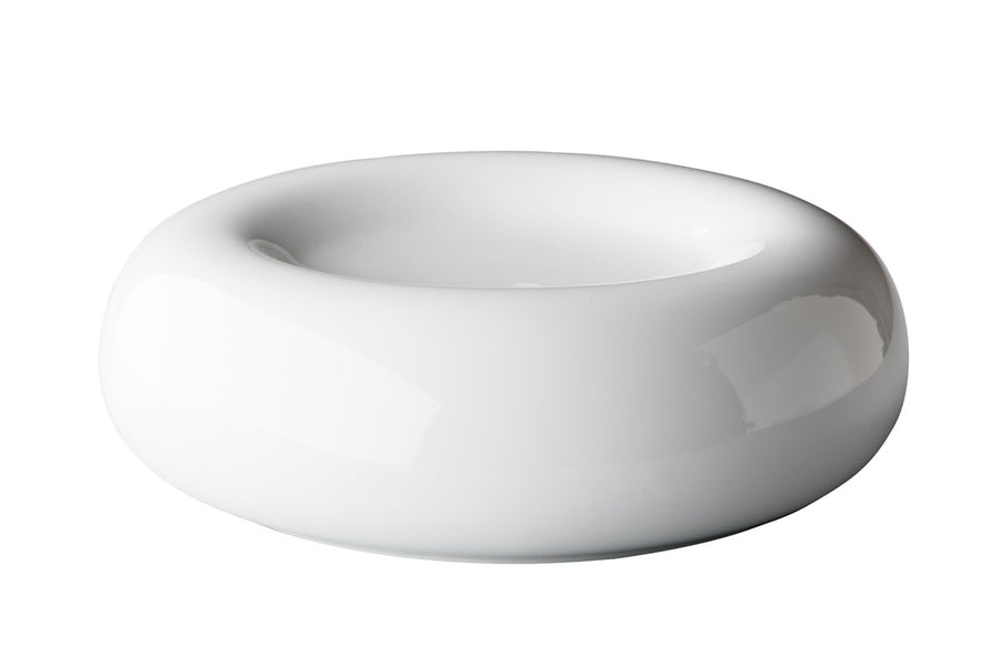 Q Basique Blanc 'Donut' assiette Ø22cm x 7,1cm