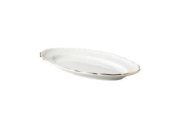 Maria Theresa dore ovale assiette 26 cm