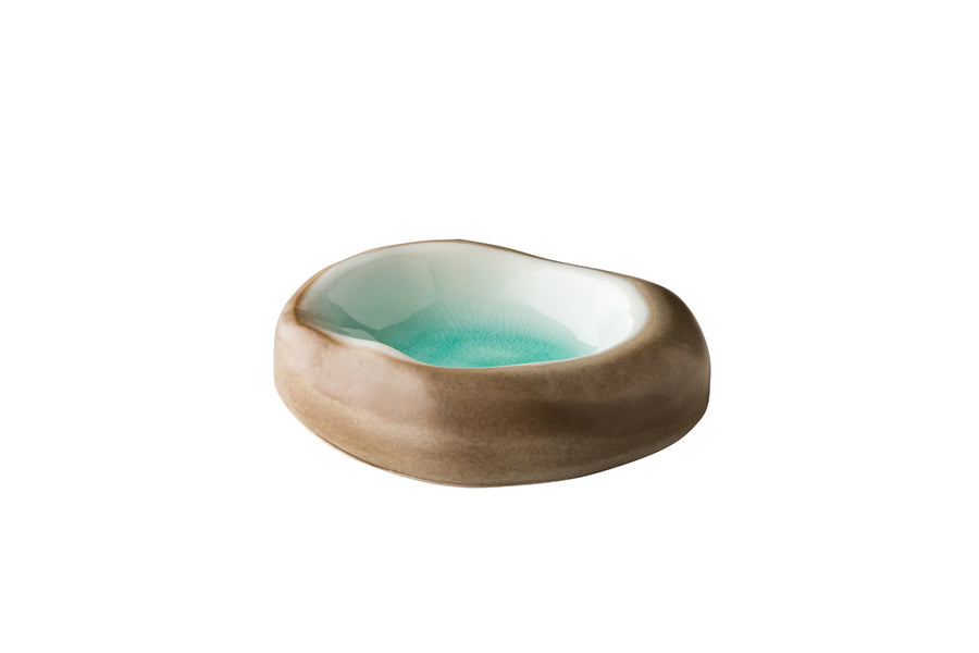 Bleu Lagoon haut assiette 17,5 cm
