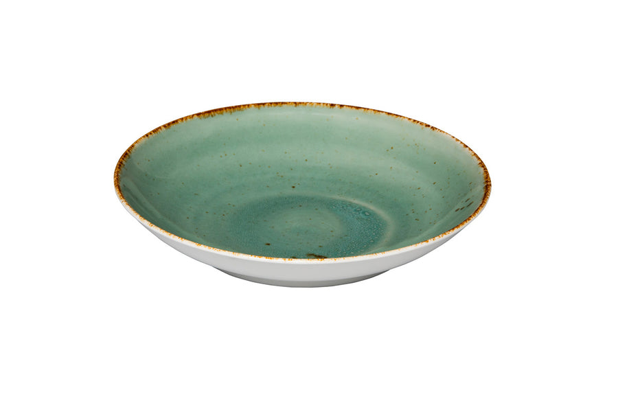 Assiette à pâtes coupe Aqua