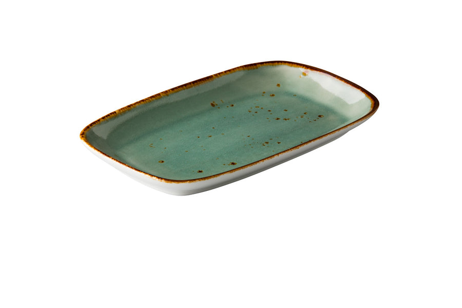 Assiette rectangulaire Aqua