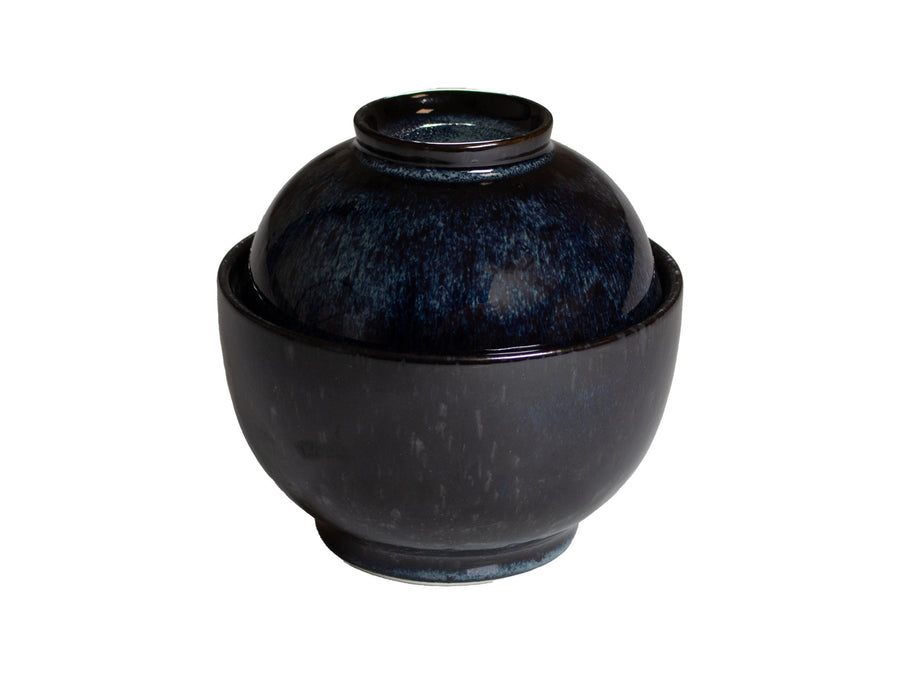 Sakura bol avec couvercle bleu 13 x 8 cm 600 ml