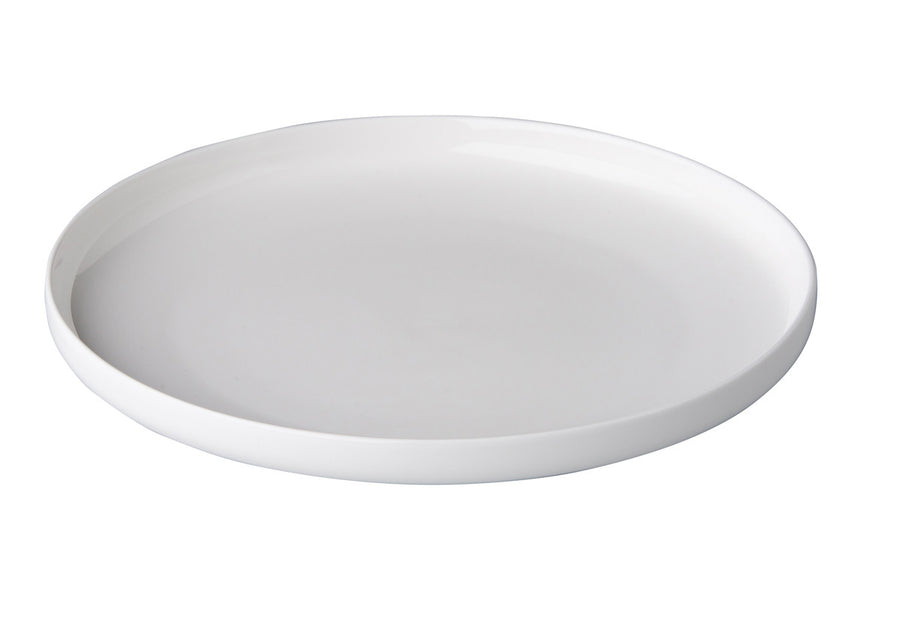 QFC rond assiette avec sureleve bord 25,5 cm